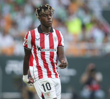 ESP: Real Betis - Athletic Club. La Liga EA Sports. Date 3 Nico Williams of Athletic Club during the La Liga EA Sports match between Real Betis and Athletic Club played at La Cartuja Stadium on August 31, 2025 in Sevilla, Spain. kpng Copyright: xAntonioxPozox/xPRESSINx AP_250831_BET_ATH_2526_235