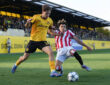Mittwoch, 01.10.2025 Saison 2025 2026 2. Spieltag UEFA Youth League im BVB Fuﬂballpark Hohenbuschei, Dortmund, Germany. BV Borussia Dortmund U19 - Athletic Club U19. Jan-Luca Riedl BVB *** Wednesday, 01 10 2025 Season 2025 2026 2 Matchday UEFA Youth League at BVB Fuﬂballpark Hohenbuschei, Dortmund, Germany BV Borussia Dortmund U19 Athletic Club U19 Jan Luca Riedl BVB