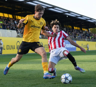 Mittwoch, 01.10.2025 Saison 2025 2026 2. Spieltag UEFA Youth League im BVB Fuﬂballpark Hohenbuschei, Dortmund, Germany. BV Borussia Dortmund U19 - Athletic Club U19. Jan-Luca Riedl BVB *** Wednesday, 01 10 2025 Season 2025 2026 2 Matchday UEFA Youth League at BVB Fuﬂballpark Hohenbuschei, Dortmund, Germany BV Borussia Dortmund U19 Athletic Club U19 Jan Luca Riedl BVB
