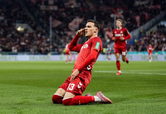 1. Fuﬂball Bundesliga: TSG 1899 Hoffenheim - 1. FC Kˆln 03.10.2025 Jubel zum 0:1 durch Said El Mala 1. FC Kˆln, 13, Tor, Torjubel 1. Fuﬂball Bundesliga, TSG 1899 Hoffenheim - 1. FC Kˆln, Sinsheim, PREZERO Arena am 03.10.2025 DFL REGULATIONS PROHIBIT ANY USE OF PHOTOGRAPHS AS IMAGE SEQUENCES AND/OR QUASI-VIDEO. *** 1 Soccer Bundesliga TSG 1899 Hoffenheim 1 FC Kˆln 03 10 2025 Cheering for 0 1 by Said El Mala 1 FC Kˆln, 13 , Goal, Goal celebration 1 Soccer Bundesliga, TSG 1899 Hoffenheim 1 FC Kˆln, Sinsheim, PREZERO Arena on 03 10 2025 DFL REGULATIONS PROHIBIT ANY USE OF PHOTOGRAPHS AS IMAGE SEQUENCES AND OR QUASI VIDEO Copyright: xBEAUTIFULxSPORTS/Wunderlx