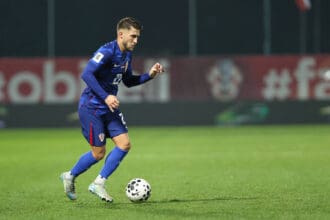 Vara≈ædin, 12.10.2025. - UEFA, Croatia - Gibraltar 3:0, Qualifying round, Football Stadium Varteks - Vara≈ædin, Group L . Marco Pasalic 22 Croatia - Gibraltar 3:0 PUBLICATIONxNOTxINxCRO