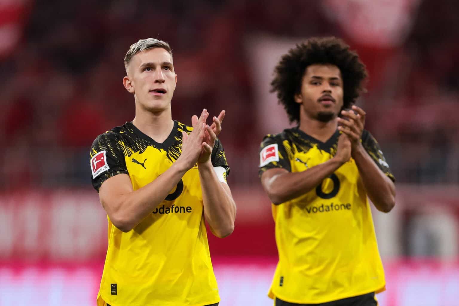 Nico Schlotterbeck und Karim Adeyemi
