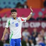 Fussball, Junioren U 17 WM 2025 in Doha / Katar Vorrunde 03.11.2025 Gruppe A Katar - Italien Samuele Inacio Italien / Borussia Dortmund *** Football, Junior U 17 World Cup 2025 in Doha Qatar Preliminary round 03 11 2025 Group A Qatar Italy Samuele Inacio Italy Borussia Dortmund