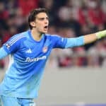 UEFA Champions League Olympiacos vs PSV Eindhoven - Kostas Tzolakis goalkeeper of Olympiacos in action duriing the UEFA Champions League Phase matchday 4 soccer match between Olympiacos FC and PSV Eindhoven in Stadium Georgios Karaiskakis in Piraeus, Greece, 4 November 2025.. IMAGO/ONE INCH PRODUCTIONS PIRAEUS Greece Copyright: xONExINCHxPRODUCTIONSx 6718931