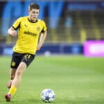 Manchester City U19 v Borussia Dortmund U19, UEFA Youth League Nick Cherny in actionduring the Manchester City Under 19 s v Borussia Dortmund Under 19 s UEFA Youth League Round 1 match at the Joie Stadium, Manchester, England on 5 November 2025 Credit: Phil Duncan/Every Second Media Editorial use only. All images are copyright Every Second Media Limited. No images may be reproduced without prior permission. Copyright: xIMAGO/EveryxSecondxMediax ESM-1657-0030 PhilxDuncanx/xEveryxSecondxMediax