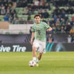 Ferencvaros v Ludogorets Razgrad, UEFA Europa League football, Budapest, Hungary Budapest, Hungary. 06h, November 2025. Alex Toth 64 of Ferencvaros seen during the UEFA Europa League match between Ferencvaros and Ludogorets Razgrad at Groupama Arena in Budapest. Hungary, Budapest PUBLICATIONxNOTxINxDENxNORxFINxBEL Copyright: xGonzalesxPhoto/BalazsxPopalx