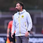 Borussia Dortmund U23 - Schalke 04 U23 ** NUR F√úR REDAKTIONELLE ZWECKE ** EDITORIAL USE ONLY **Fu√üball Regionalliga West 15.Spieltag: Borussia Dortmund U23 - Schalke 04 U23 am 08.11.2025 im Stadion Rote Erde in Dortmund Daniel Rios ( Trainer Borussia Dortmund U23 ) Deutschland Nordrhein Westfalen Dortmund Copyright: ThorstenxTillmann *** Borussia Dortmund U23 Schalke 04 U23 FOR EDITORIAL PURPOSES ONLY p Soccer Regionalliga West 15 Matchday Borussia Dortmund U23 Schalke 04 U23 on 08 11 2025 at Stadion Rote Erde in Dortmund Daniel Rios Coach Borussia Dortmund U23 Germany North Rhine-Westphalia Dortmund Copyright ThorstenxTillmann Copyright: ThorstenxTillmann doc836qp4g7iax1jcrsqey ,EDITORIAL USE ONLY