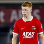 Kees Smit of AZ Alkmaar looks on AZ Alkmaar v PSV Eindhoven, Eredivisie, AZ v PSV, AFAS-Stadium, November 9, 2025, Alkmaar, Netherlands.