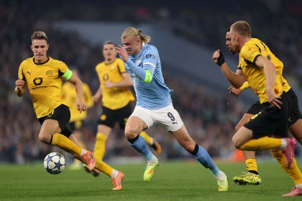 Erling Haaland, Nico Schlotterbeck und Waldemar Anton