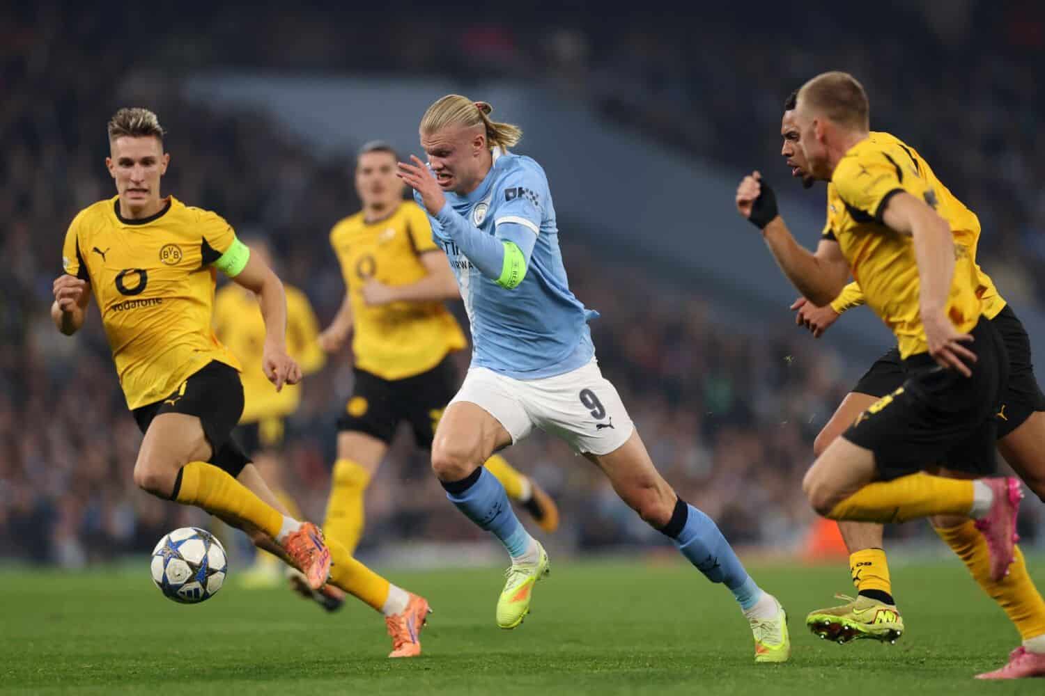 Erling Haaland, Nico Schlotterbeck und Waldemar Anton