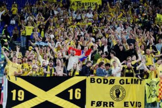 Fans von FK Bodö/Glimt in Rom