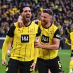 30.03.2025, Fussball, Bundesliga, 27. Spieltag Saison 2024/2025, Borussia Dortmund - 1. FSV Mainz 05, Emre Can Borussia Dortmund freut sich ¸ber das Tor zum 2:0, Salih ÷zcan Borussia Dortmund r xRHR-FOTO/TKx *** 30 03 2025, Football, Bundesliga, Matchday 27 Season 2024 2025, Borussia Dortmund 1 FSV Mainz 05, Emre Can Borussia Dortmund celebrates the 2-0 goal, Salih ÷zcan Borussia Dortmund r xRHR PHOTO TKx Copyright: RHR-FOTOx RHR-FOTO/TK