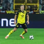 Fussball, DFB-Pokal Saison 2025/2026 Achtelfinale Borussia Dortmund - Bayer 04 Leverkusen 02.12.2025, SIGNAL IDUNA PARK Nico Schlotterbeck Borussia Dortmund, 4 Dortmund SIGNAL IDUNA PARK Nordrhein-Westfalen Deutschland *** Sport, Football, DFB Cup Season 2025 2026 Round of 16 Borussia Dortmund Bayer 04 Leverkusen 02 12 2025, SIGNAL IDUNA PARK Nico Schlotterbeck Borussia Dortmund, 4 Dortmund SIGNAL IDUNA PARK North Rhine-Westphalia Germany