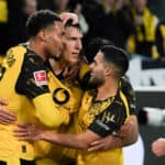 Felix Nmecha, Nico Schlotterbeck und Yan Couto