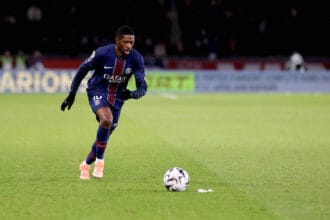 Ousmane Dembele during the French First Ligue match PSG Rennes Match de football Ligue 1 Uber Eats opposant le Paris Saint-Germain au stade Rennais 5-0 au Parc des Princes √ Paris Paris Saint Germain PSG and Stade Rennais Rennes Pictures : Ousmane Dembele during the French First Ligue match 5-0 at Parc Des Princes in Paris, France, on December 6 th 2025 PUBLICATIONxINxGERxAUTxSUIxONLY Copyright: xDavidxKerx