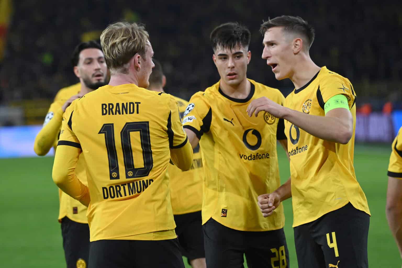 Julian Brandt, Aaron Anselmino, Nico Schlotterbeck