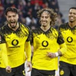 Ramy Bensebaini, Fabio Silva und Felix Nmecha