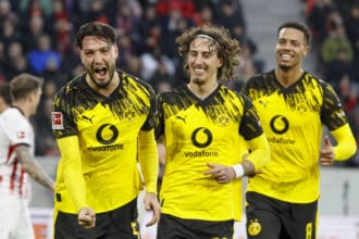 Ramy Bensebaini, Fabio Silva und Felix Nmecha