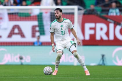 Morocco, Rabat - 24 December 2025 - Ramy Bensebaini of Algeria national team, Nationalteam during the Africa Cup of Nations 2025 match of group E between Algeria national team and Sudan national team at Stade Prince Moulay el Hassan in Rabat. AFCON 2025 - Algeria vs. Sudan Copyright: xSFSIx