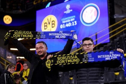 Fans BVB und Inter Mailand