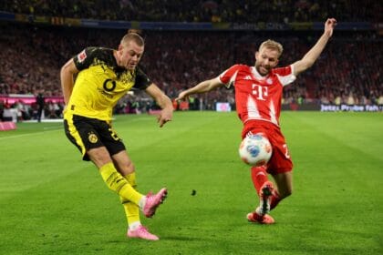 Julian Ryerson Konrad Laimer FC Bayern München Flanke