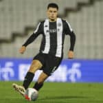 Partizan v Novi Pazar - Mozzart Super League Season 2025/2026 Vanja Dragojevic of Partizan during the Mozzart Super Liga 2025/2026 match between Partizan and Novi Pazar at stadium FK Partizan JNA on November 09, 2025 in Belgrade, Serbia. Belgrade Serbia Copyright: xSrdjanxStevanovicx x