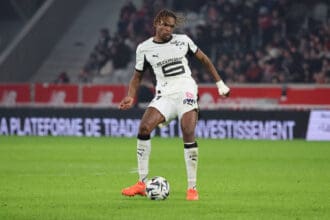 FOOTBALL : LOSC Lille vs Stade Rennais - Ligue 1 J17 - 03/01/2026 J√ r√ my JACQUET Stade Rennais lors du match LOSC Lille vs Stade Rennais, Ligue 1 J17, Decathlon Arena stade Pierre Mauroy, le 3 janvier 2026 - photo Laurent Sanson / PsnewZ PUBLICATIONxNOTxINxFRAxBEL Copyright: xLaurentxSANSONx/xPsnewZx