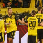 Emre Can, Waldemar Anton, Marcel Sabitzer, Nico Schlotterbeck und Serhou Guirassy