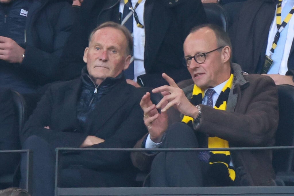 Hans-Joachim Watzke und Friedrich Merz