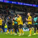 Die Spieler vom BVB enttäuscht nach der Niederlage gegen Tottenham Hotspur