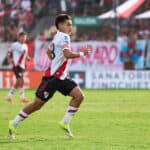 Ian Subiabre of River Plate runs over the court during the Liga Profesional de Futbol 2026 opening match between Barracas Central and River Plate at Estadio Claudio Fabian Tapia on January 24, 2026 in Buenos Aires, Argentina Photo by Camilla Stolen/Imago Buenos Aires Argentina Copyright: xCamillaxStolenx L1101899