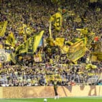 Fans von Borussia Dortmund, Gelbe Wand, Ultras, Südtribune