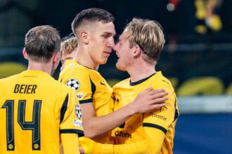 Maximilian Beier, Julian Brandt und Nico Schlotterbeck