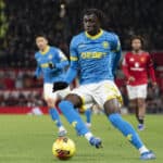 MANCHESTER - DECEMBER 30: Mateus ManÈ of Wolves controls the ball during the Premier League 2025/26 match between Manchester United, ManU and Wolverhampton Wanderers at Old Trafford, in Manchester, England. Photo by Will Palmer/Sports Press Photo PUBLICATIONxNOTxINxBRAxMEX Copyright: xWillxPalmer/SportsxPressxPhotox Sportspressphoto_SPR77846