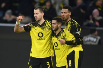 Waldemar Anton, Yan Couto und Felix Nmecha