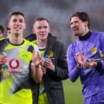 Nico Schlotterbeck, Maximilian Beier und Gregor Kobel