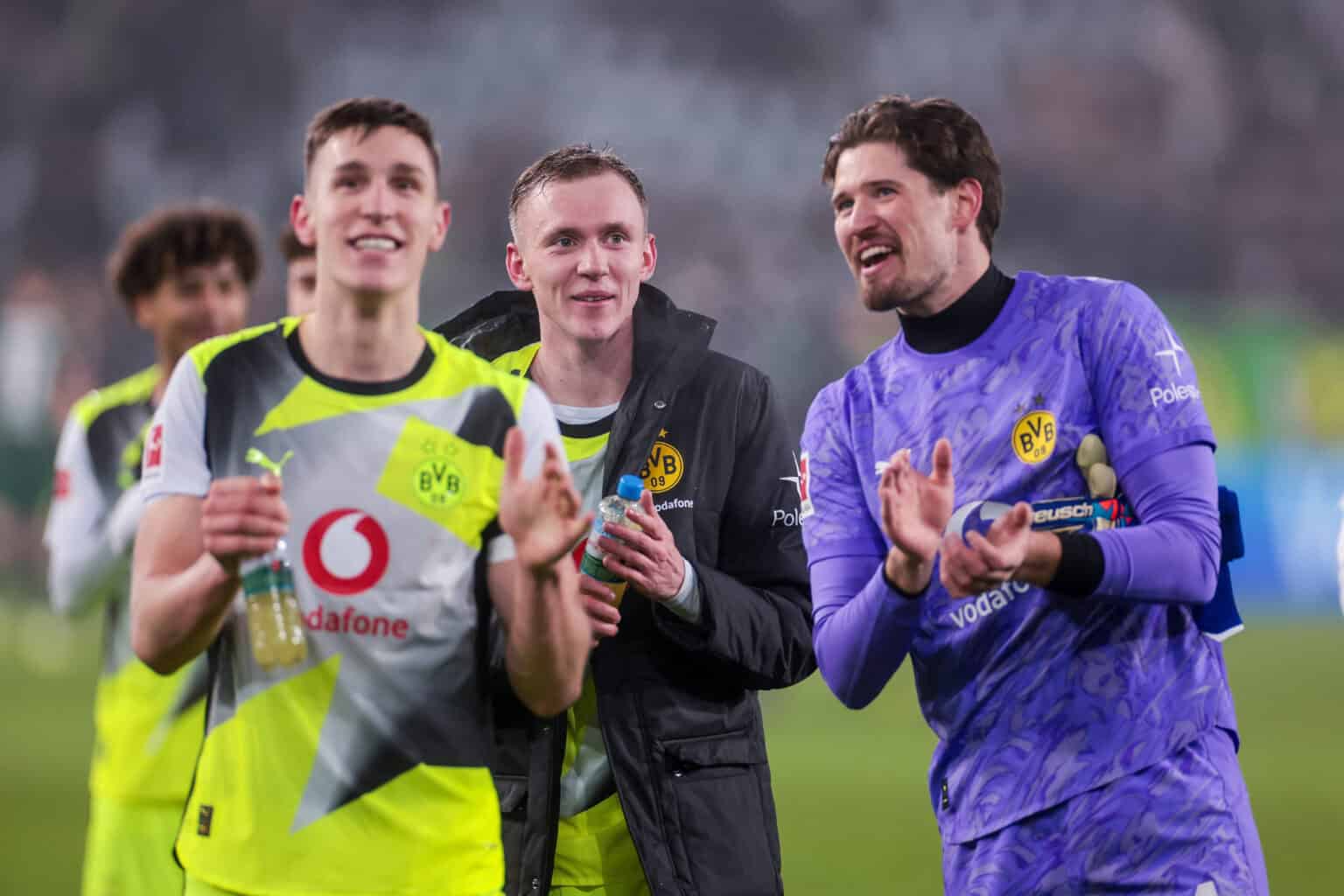 Nico Schlotterbeck, Maximilian Beier und Gregor Kobel