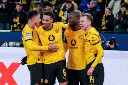 Jobe Bellingham, Felix Nmecha, Serhou Guirassy und Maximilian Beier