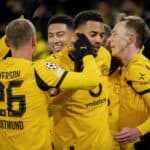 Julian Ryerson, Jobe Bellingham, Felix Nmecha und Maximilian Beier