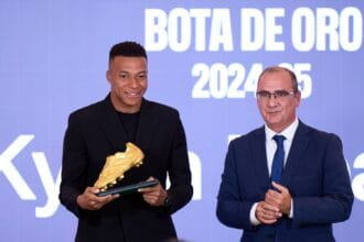 Kylian Mbappe Golden Boot Goldener Schuh