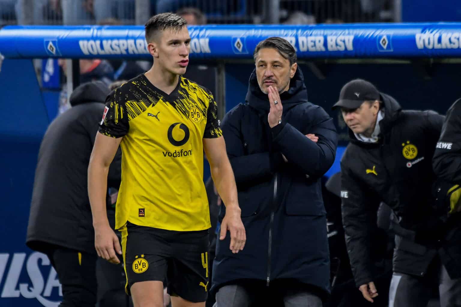 Nico Schlotterbeck und Niko Kovac