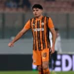 Luca Meirelles of Shakhtar looks on during the UEFA Conference League league phase match-day 5 match between Hamrun Spartans FC and FC Shakhtar Donetsk, at the National Stadium, in Ta Qali, Malta, on 11 December 2025. UEFA Conference League - Hamrun vs FC Shakhtar Donetsk