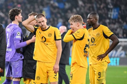 Gregor Kobel, Waldemar Anton, Daniel Svensson und Serhou Guirassy