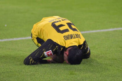 28.02.2026, xblx, Fussball 1.Bundesliga, Borussia Dortmund - FC Bayern Muenchen v.l. Emre Can Borussia Dortmund, verletzt, Verletzung, DFL/DFB REGULATIONS PROHIBIT ANY USE OF PHOTOGRAPHS as IMAGE SEQUENCES and/or QUASI-VIDEO Dortmund *** 28 02 2026, xblx, Football 1 Bundesliga, Borussia Dortmund FC Bayern Muenchen v l Emre Can Borussia Dortmund , injured, injury, DFL DFB REGULATIONS PROHIBIT ANY USE OF PHOTOGRAPHS as IMAGE SEQUENCES and or QUASI VIDEO Dortmund