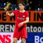 2026-03-13 RKC Waalwijk v Jong AZ - Dutch Keuken Kampioen Divisie WAALWIJK, NETHERLANDS - MARCH 13: Bendeguz Kovacs of Jong AZ looks on during the Dutch Keuken Kampioen Divisie match between RKC Waalwijk and Jong AZ at Mandemakers Stadion on March 13, 2026 in Waalwijk, Netherlands. Waalwijk Mandemakers Stadion Netherlands Content not available for redistribution in The Netherlands directly or indirectly through any third parties. Copyright: xGabrielxCalvinoxAlonsox
