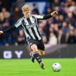 Chelsea v Newcastle United Premier League Lewis Hall of Newcastle United during the Premier League match at Stamford Bridge, London 14/03/2026 UK Newspapers OUT Copyright: xGraemexWilcocksonx FIL-23131-0122