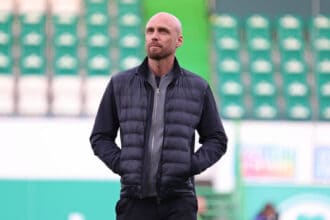 13.03.2026, Fussball, Herren, 2. Bundesliga, Saison 2025/2026, SpVgg Greuther F¸rth - SV 07 Elversberg, Sportvorstand Nils-Ole Book SV 07 Elversberg F¸rth Sportpark Ronhof Thomas Sommer Bayern Deutschland DEU *** 13 03 2026, Football, Men, 2 Bundesliga, Season 2025 2026, SpVgg Greuther F¸rth SV 07 Elversberg, Sports Director Nils Ole Book SV 07 Elversberg F¸rth Sportpark Ronhof Thomas Sommer Bayern Germany DEU Copyright: xFabianxKleerx