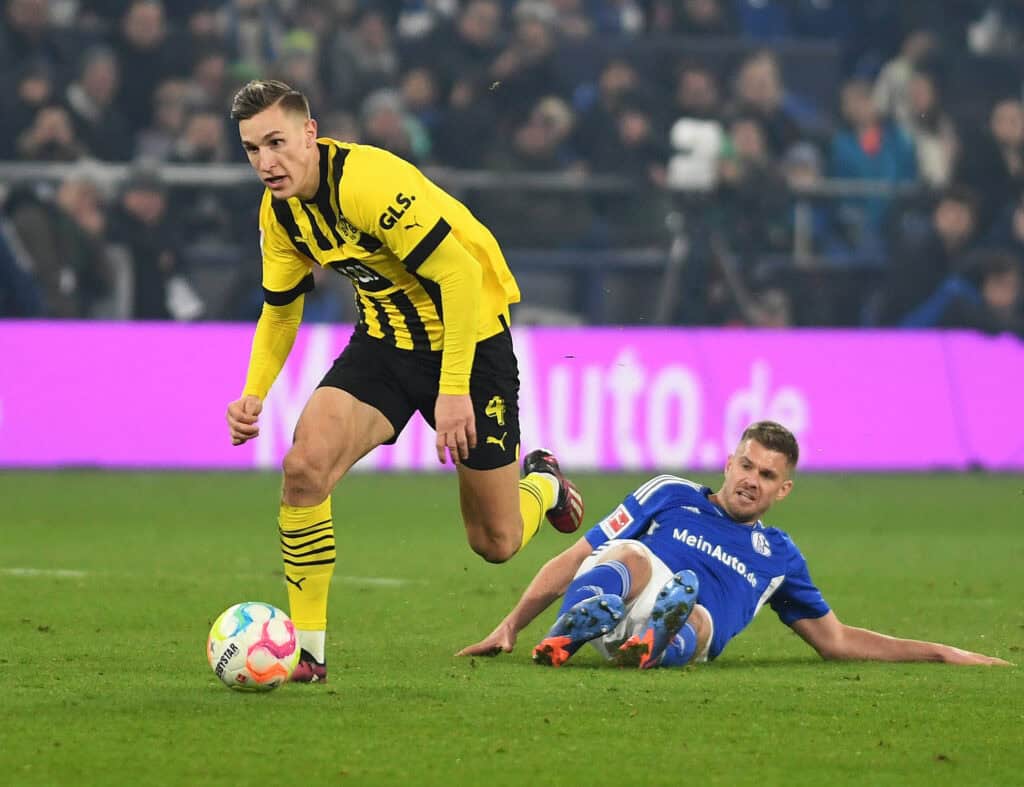 Nico Schlotterbeck und Simon Terodde