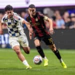 March 7, 2026, Atlanta, Georgia, USA: MIGUEL ALMIRON, Midfielder, for Atlanta United FC battles for control of the ball against AIDEN HEZARKHANI, Forward, for Real Salt Lake. Atlanta United FC Vs Real Salt Lake 2026 PUBLICATIONxINxGERxSUIxAUTxONLY - ZUMAm352 20260307_zsp_m352_014 Copyright: xWillxMoyersx