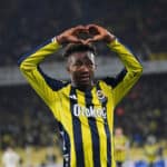 ISTANBUL, TURKEY - MARCH 17: Dorgeles Nene 45 of Fenerbahcecelebrates after scoring the third goal of his team with teammates during the Trendyol Turkish Super League match between Fenerbahce SK and Gaziantep FK at Chobani Stadium on March 17, 2026 in Istanbul, Turkey. Istanbul Turkey Copyright: xSeskimphotox FBahce-GAntep-170326 78